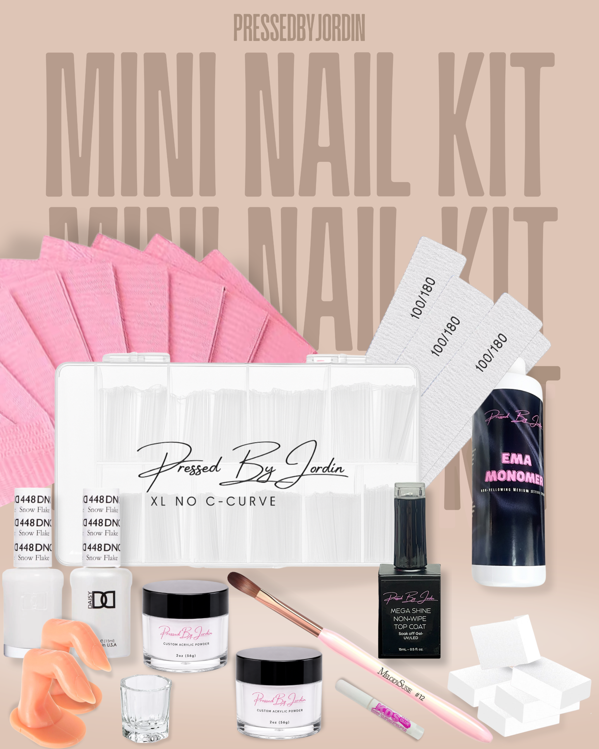 All in One - Beginner Nail Kit | PressedByJordin